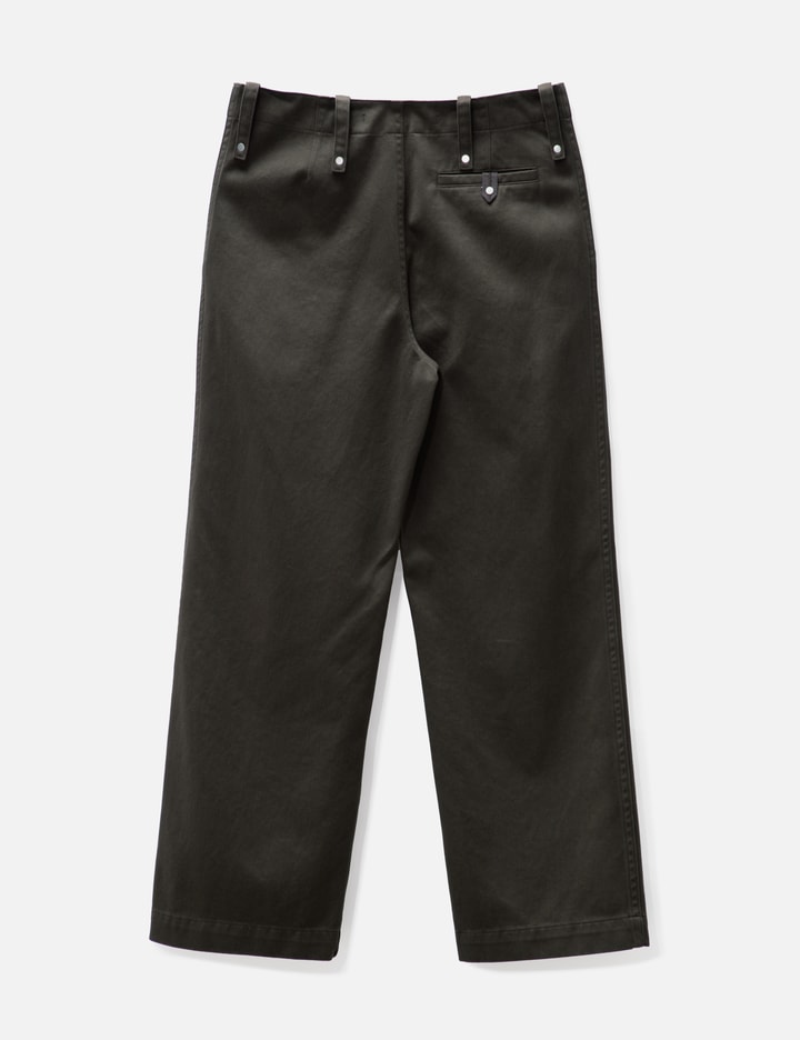 Shop Burberry Cotton Trousers In Brown