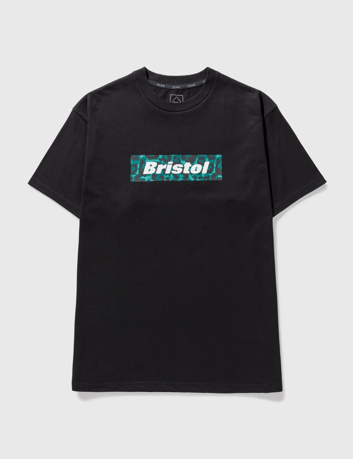 F.c. Real Bristol Box Logo T-shirt In Black