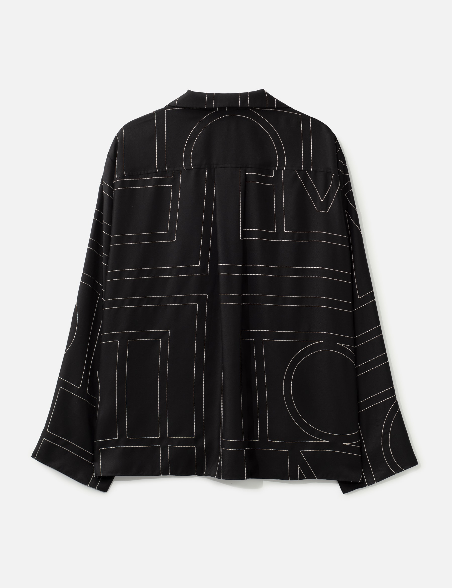 Monogram Silk PJ Top view 17