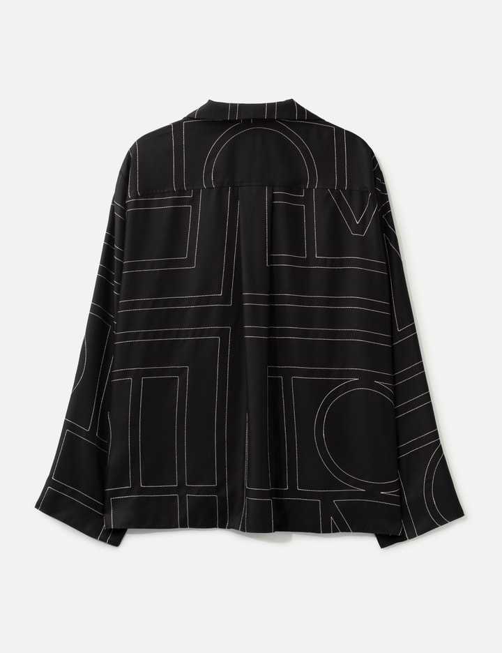 TOTEME Monogram Silk PJ Top