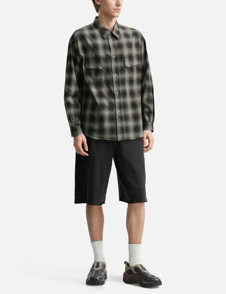 Loose Check Western Shirt view 15