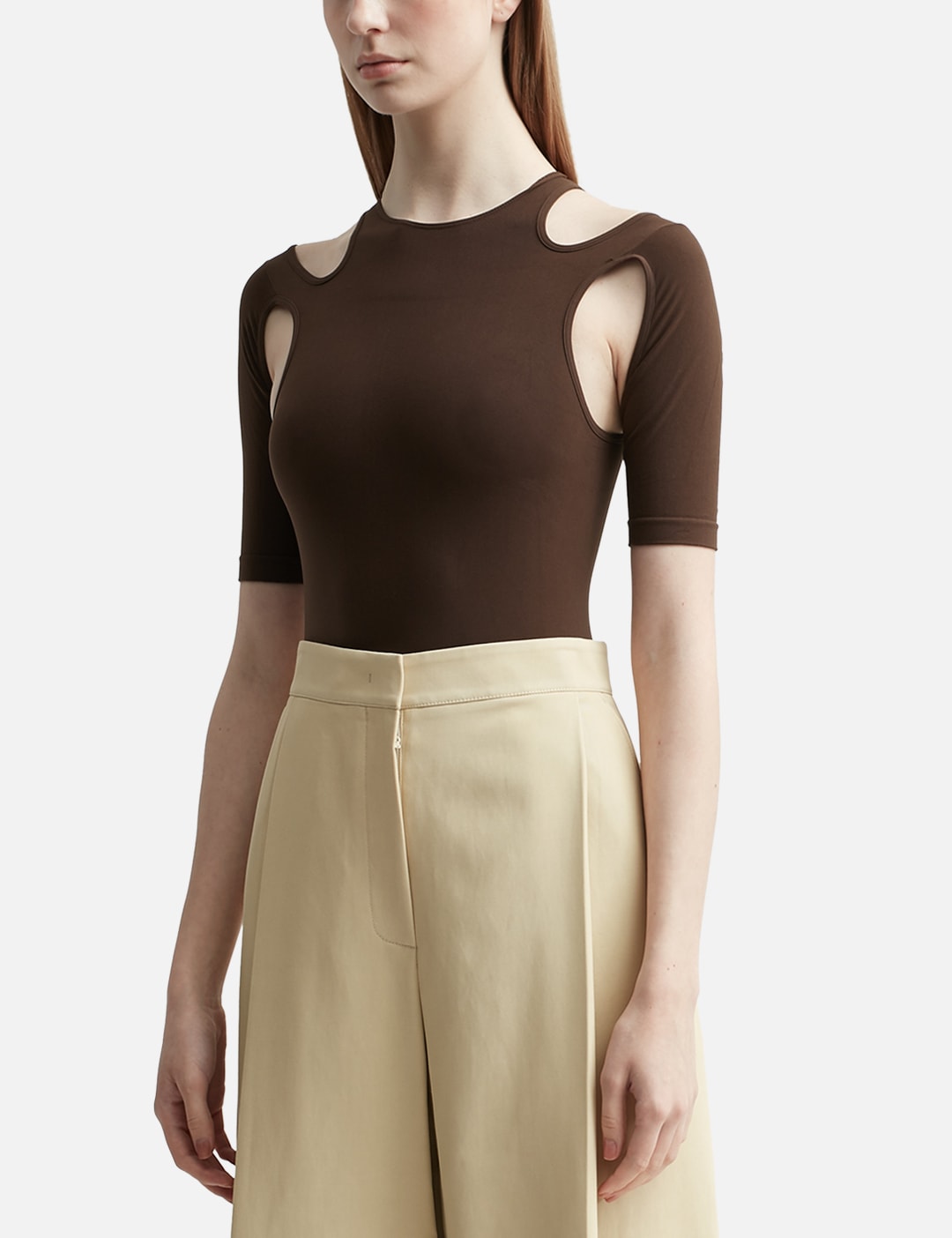 Cut-Out Detail Sculpted Body Top view 9