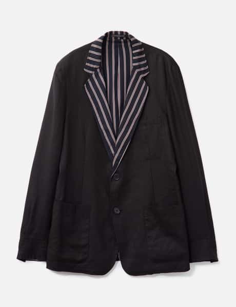 Yohji Yamamoto Stripe Lapel Blazer