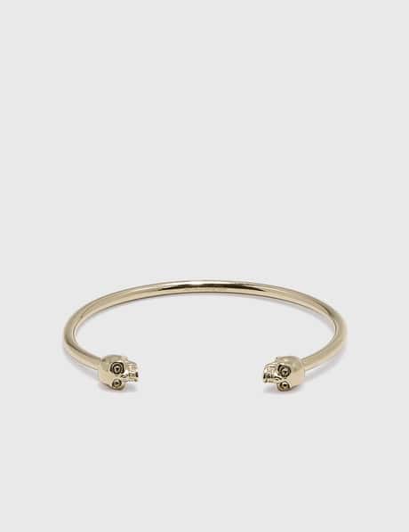 Alexander McQueen - Thin Twin Skull Bracelet | HBX