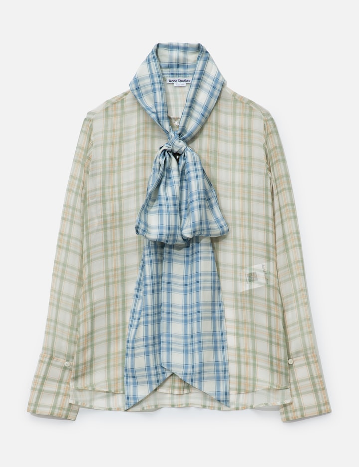 Acne Studios Silk Blouse With Scarf