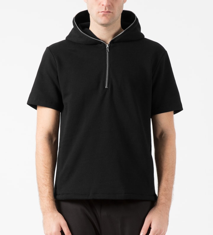 Black The Connor S/S Quarter Zip Hoodie Placeholder Image