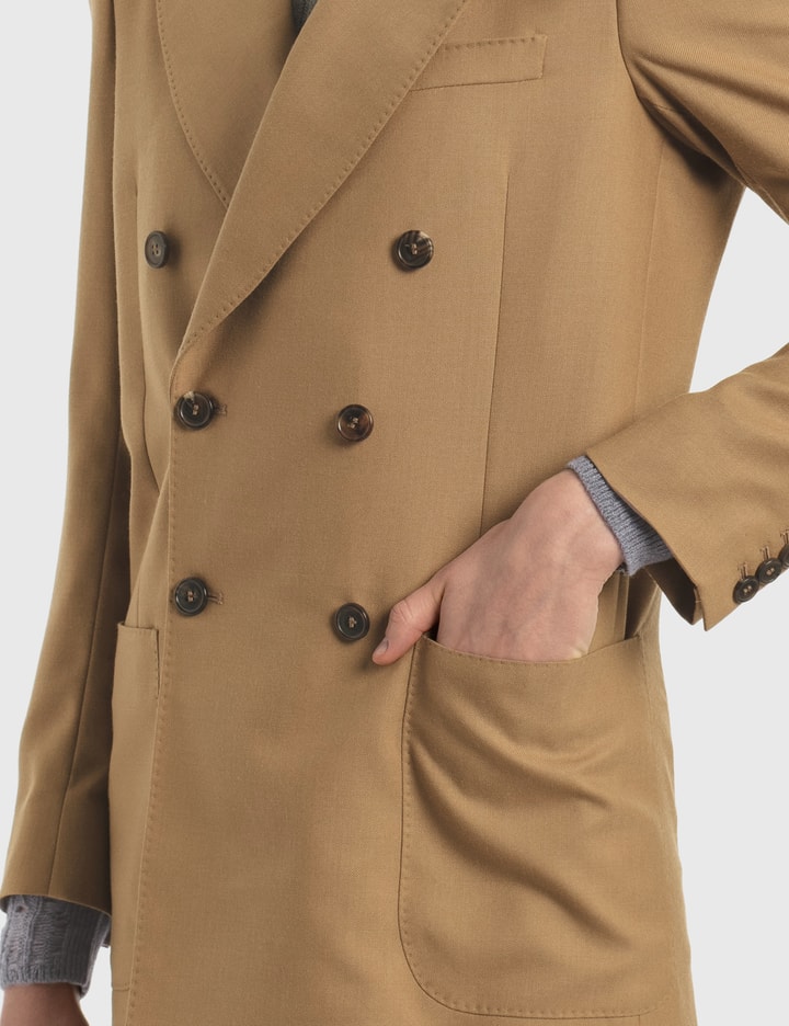 Wool Blended Gabardine Blazer Placeholder Image