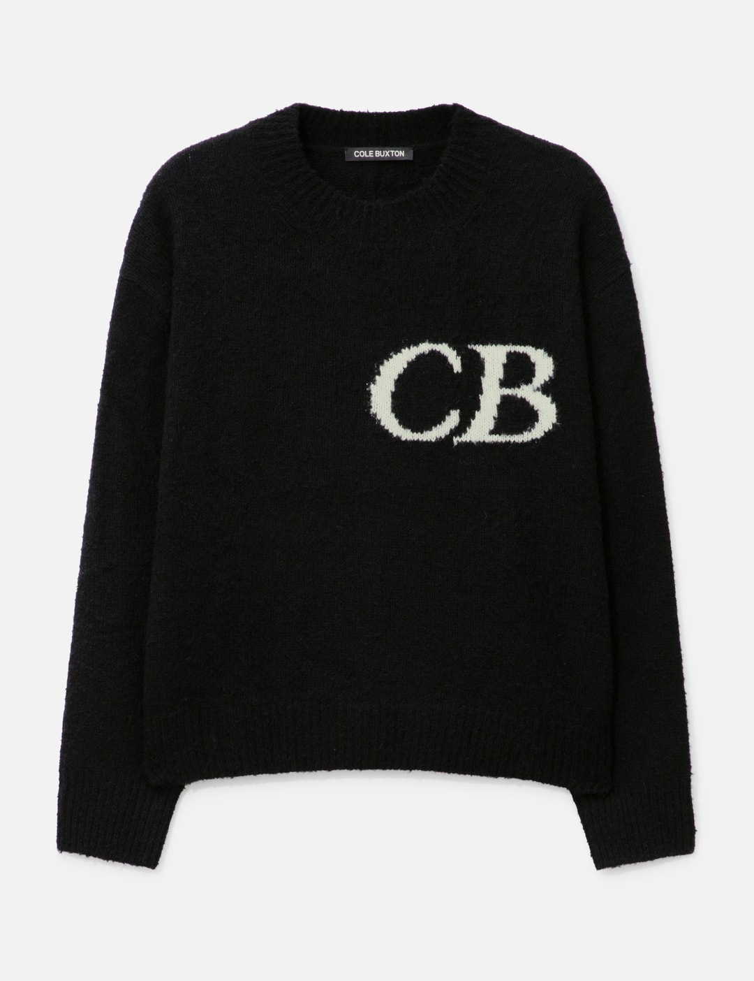 COLE BUXTON CB Logo Knit Sweater