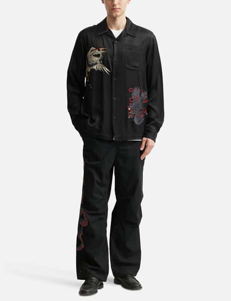 Crow And Heron Camp Collar Shirt view 14