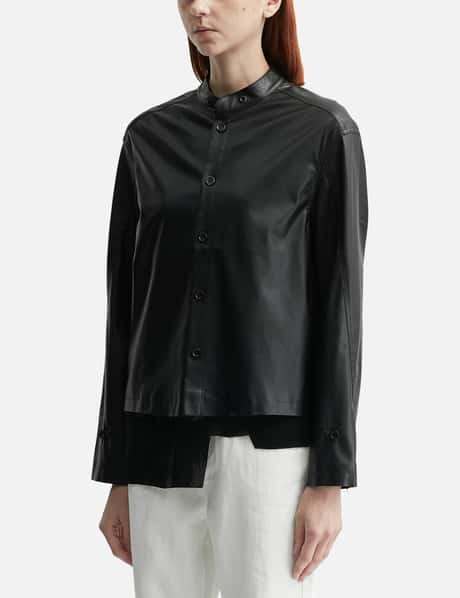 Acceptance Faux Leather Shirt view 7