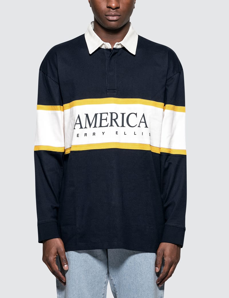 Perry Ellis - L/S Rugby Shirt | HBX 
