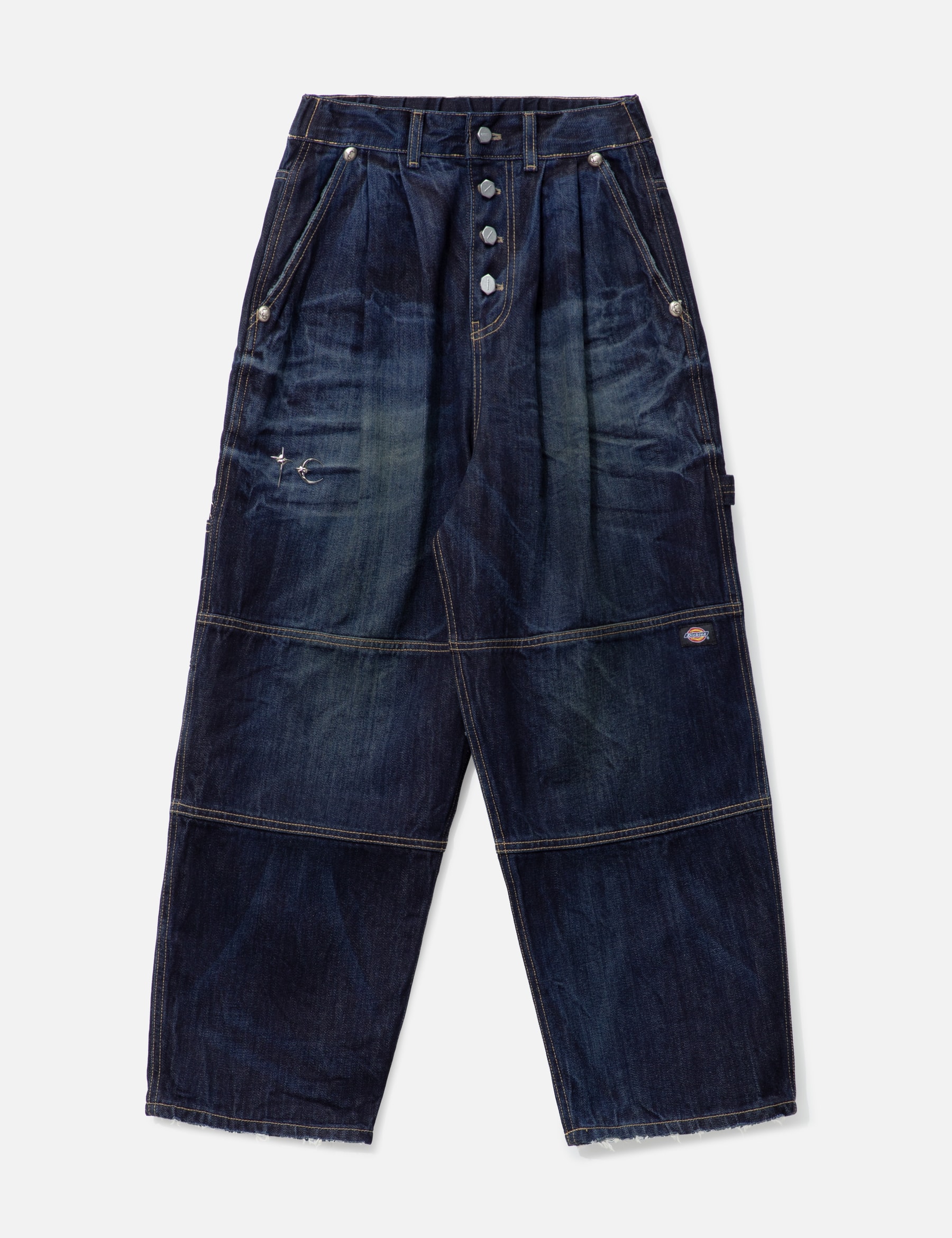 Double Knee Denim Pants view 16
