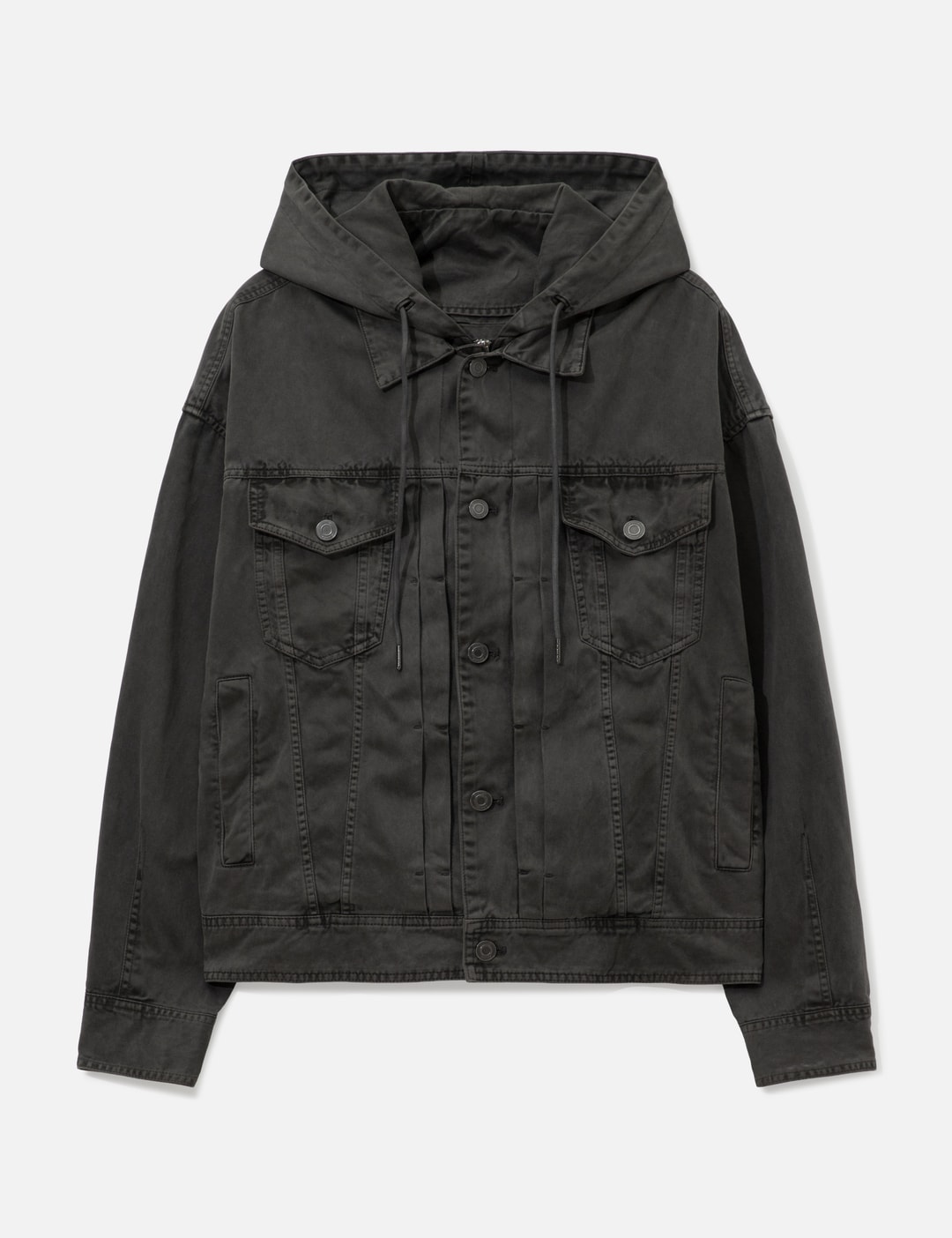 Garment-Dyed Denim Jacket view 4