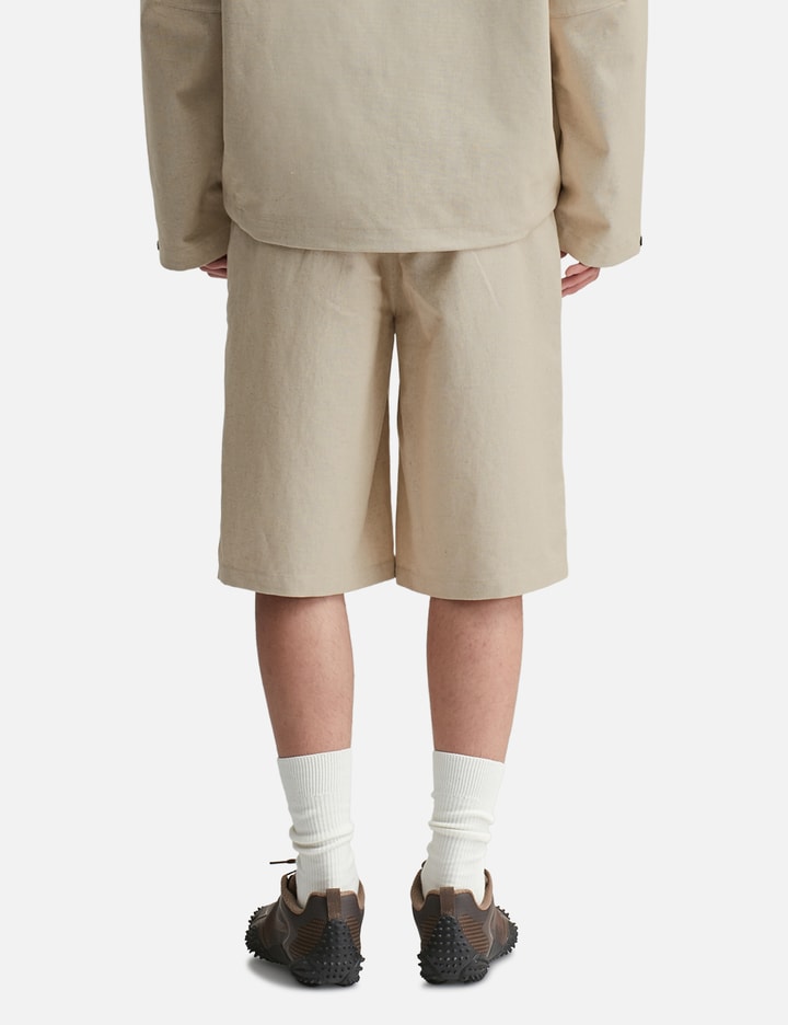 Hiking Patrol Path Linen Cotton Mixed Shorts