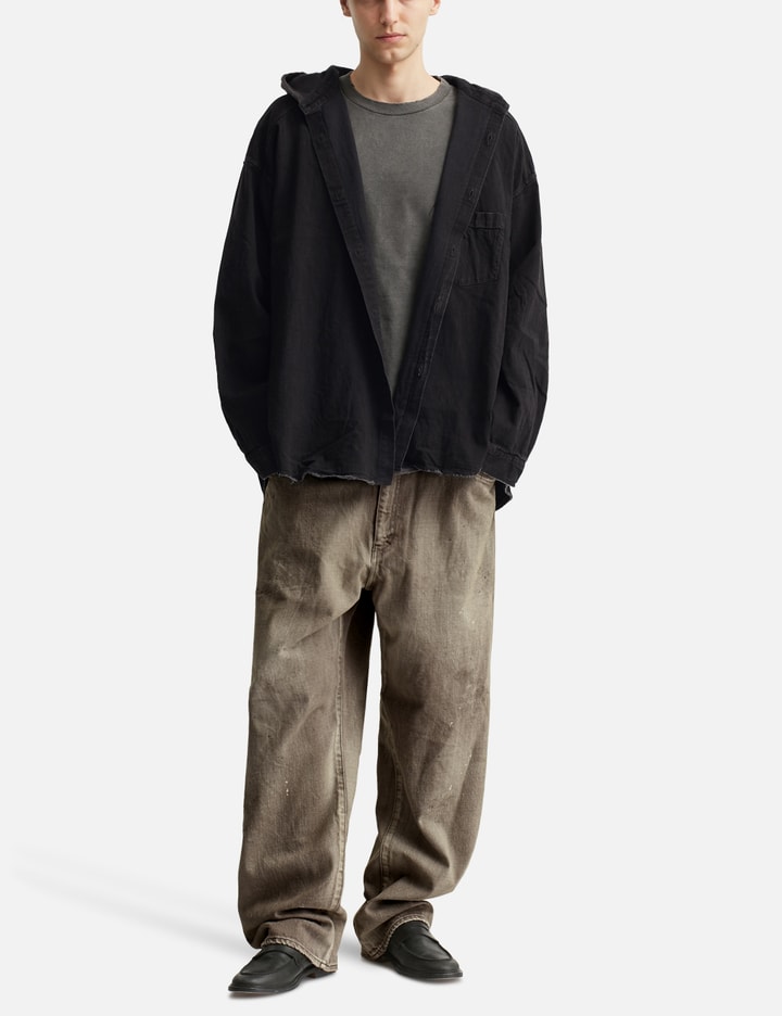 Denim Hoodie Shirt Placeholder Image