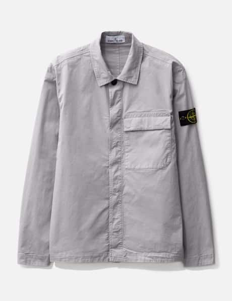 Stone Island Supima® Cotton Twill Stretch-TC Regular Fit Overshirt