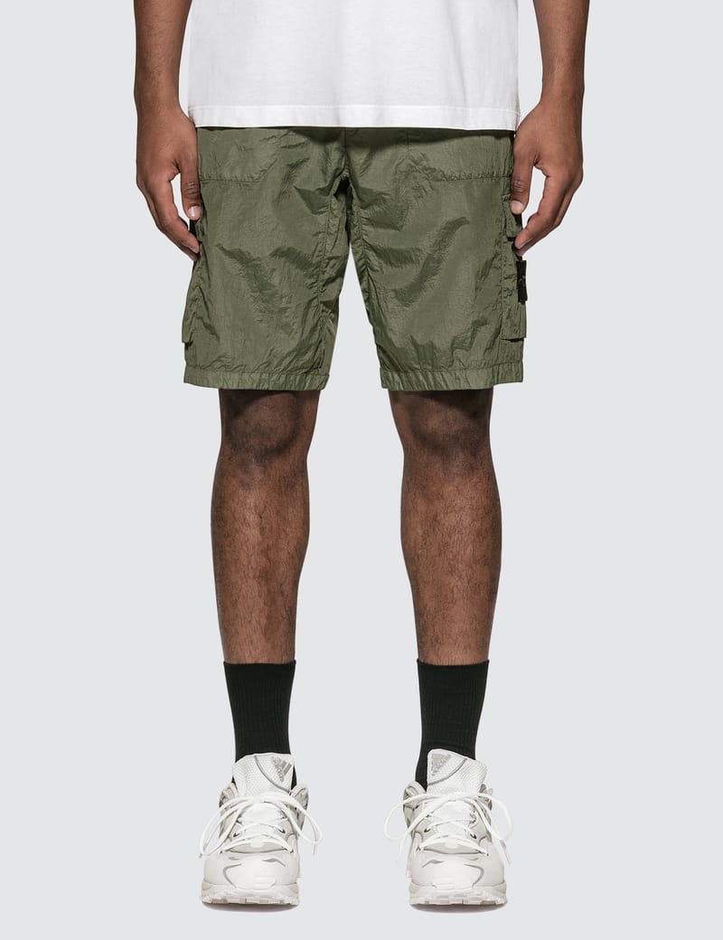 stone island cargo shorts men