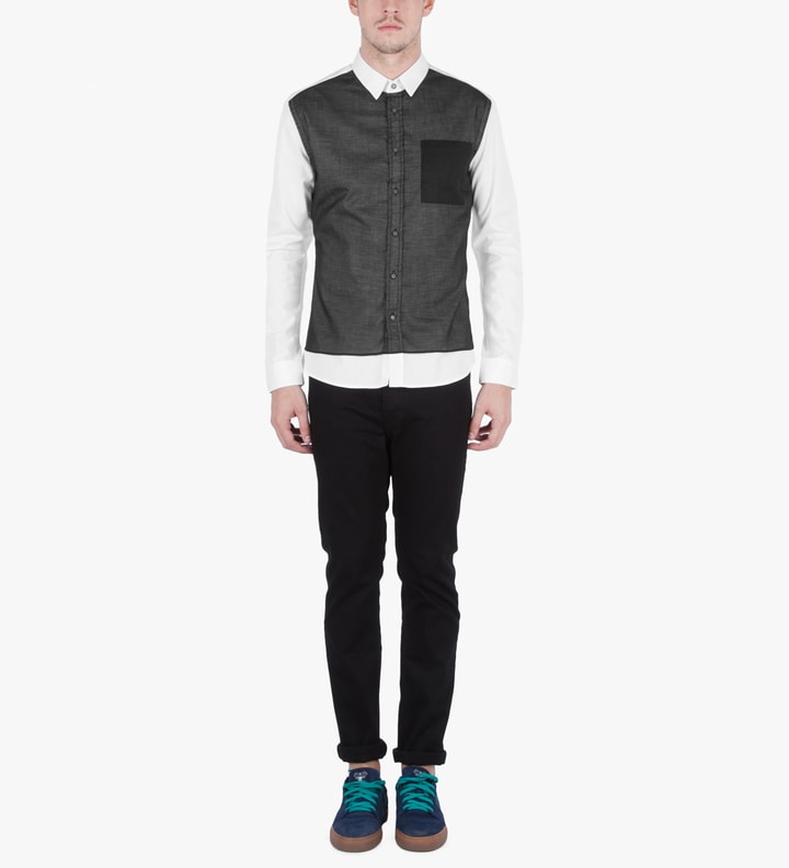 White Summer Grunge Shirt Placeholder Image