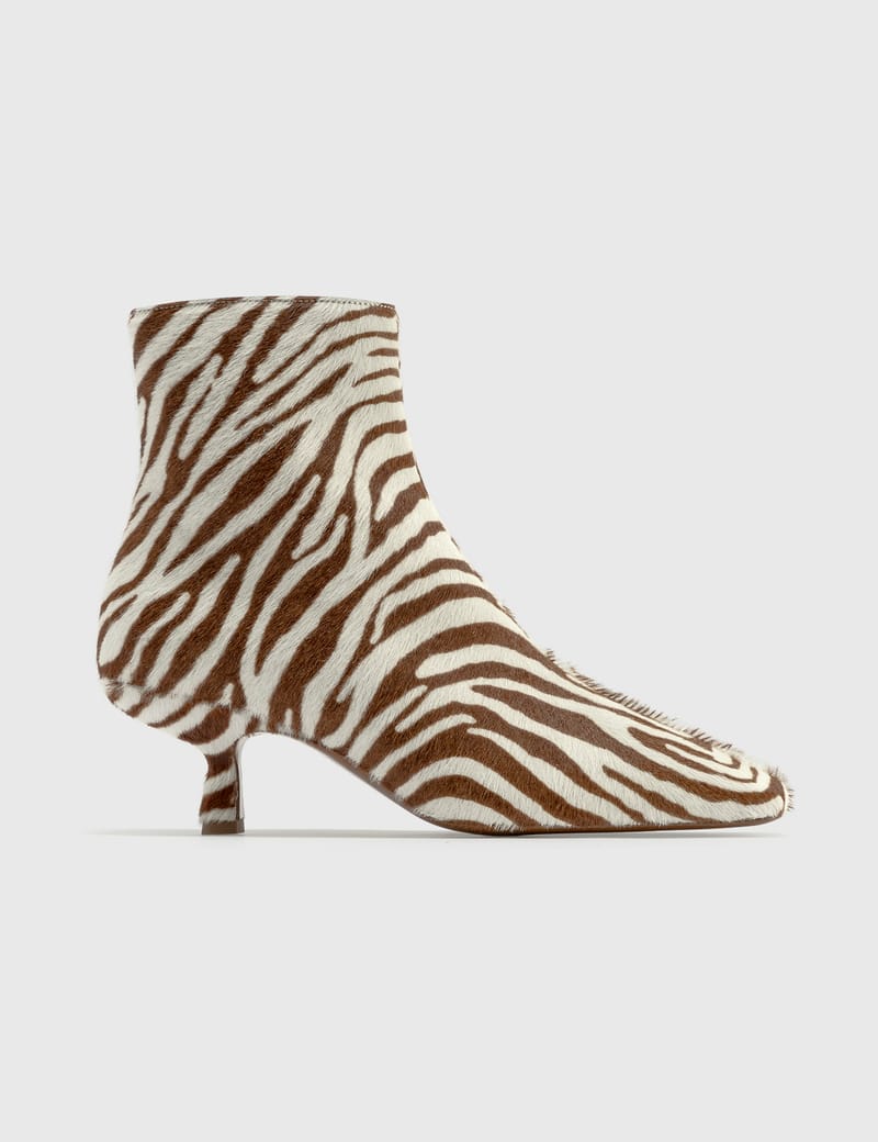 BY FAR - Lange Zebrina Beige Leather Boots | HBX - Globally Curated Fashion  and Lifestyle by Hypebeast