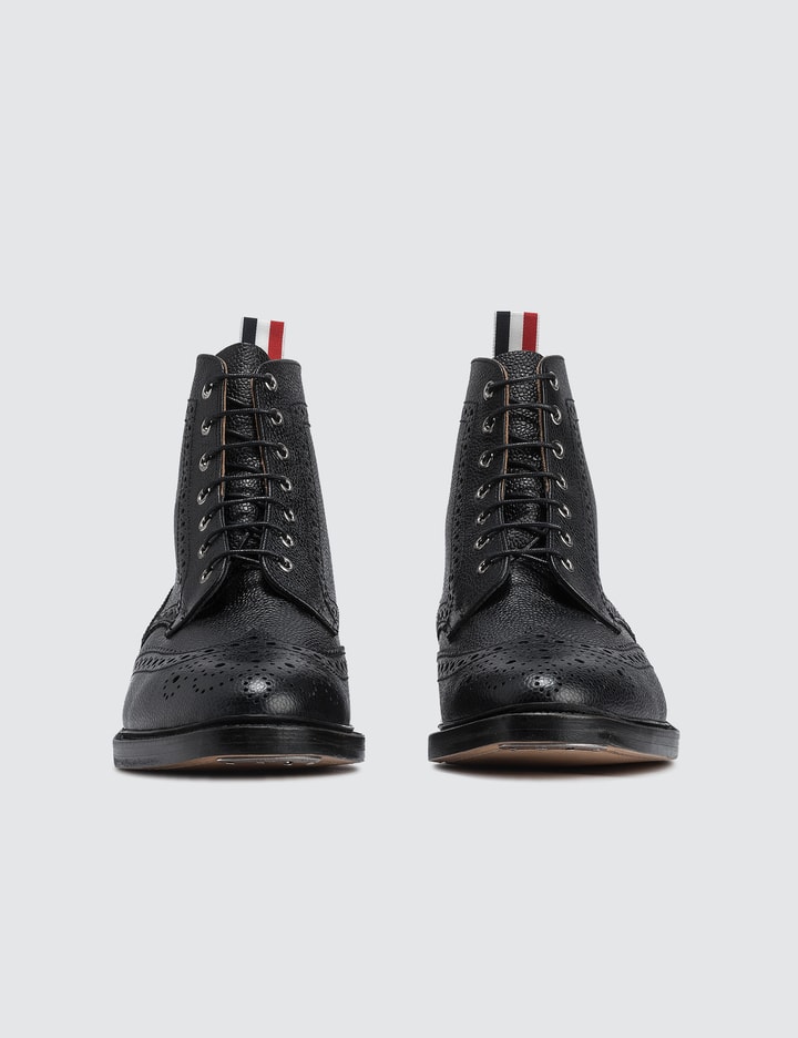 Classic Wingtip Boot W/ Leather Sole In Pebble Grain Placeholder Image