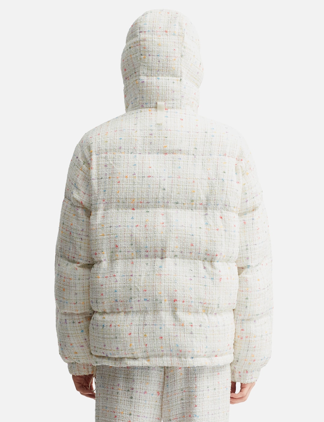 Abc. Tweed Hooded Puffer Jacket view 13