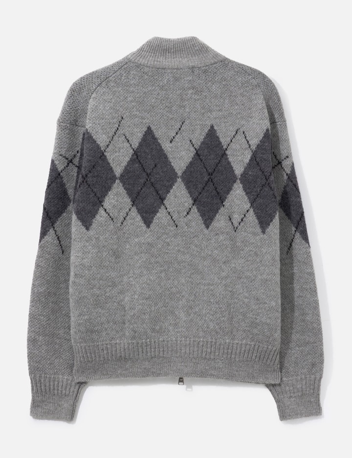COOR Inside Out Argyle Zip-Up