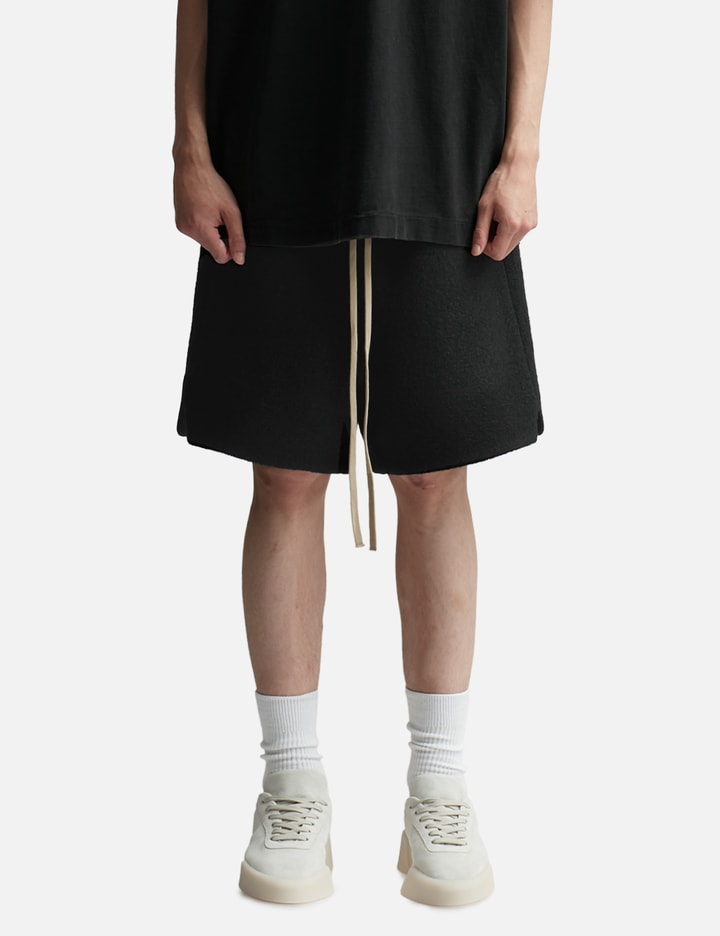 Boiled Wool Relaxed Shorts Placeholder Image