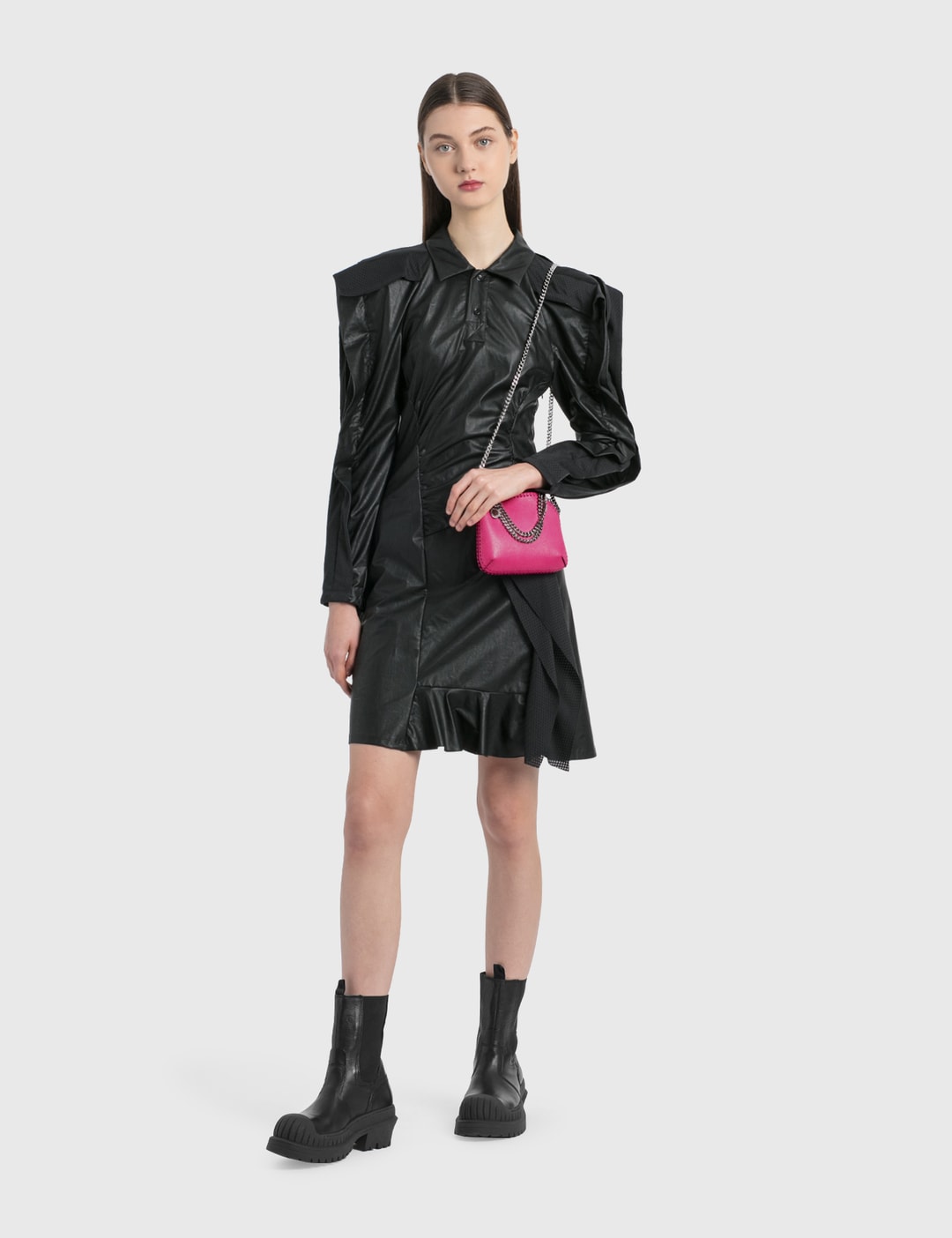 Vegan Leather Dress view 12
