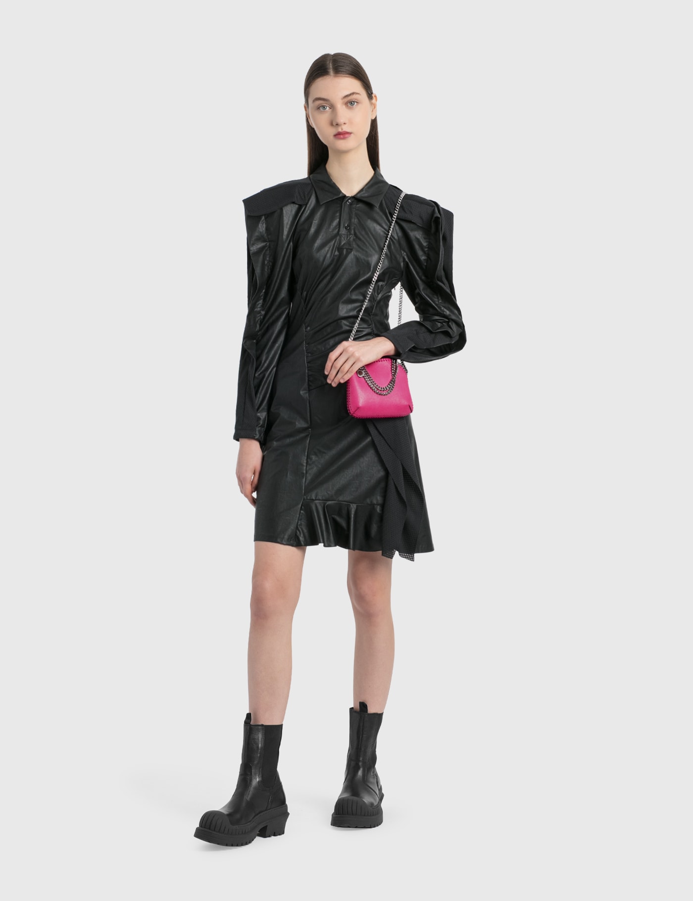 Vegan Leather Dress view 16
