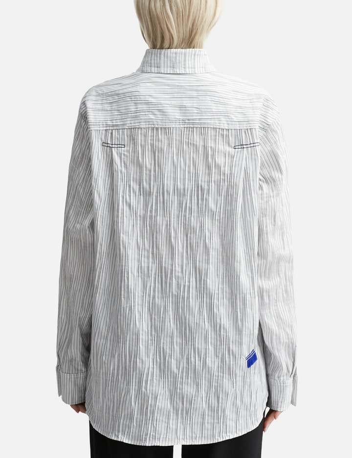 Pleat Detail Stripe Long Sleeve Shirt Placeholder Image