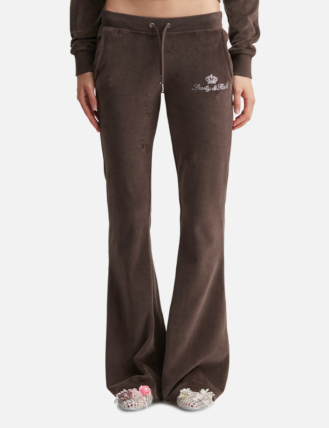 & Rich X Juicy Couture Script Velour Sweatpant view 18