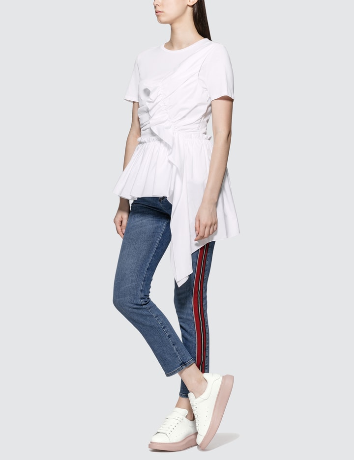 Deconstructed Peplum T-shirt Placeholder Image