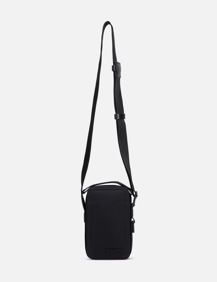 Shop Jacquemus Le Cuerda Vertical Crossbody Bag In Black