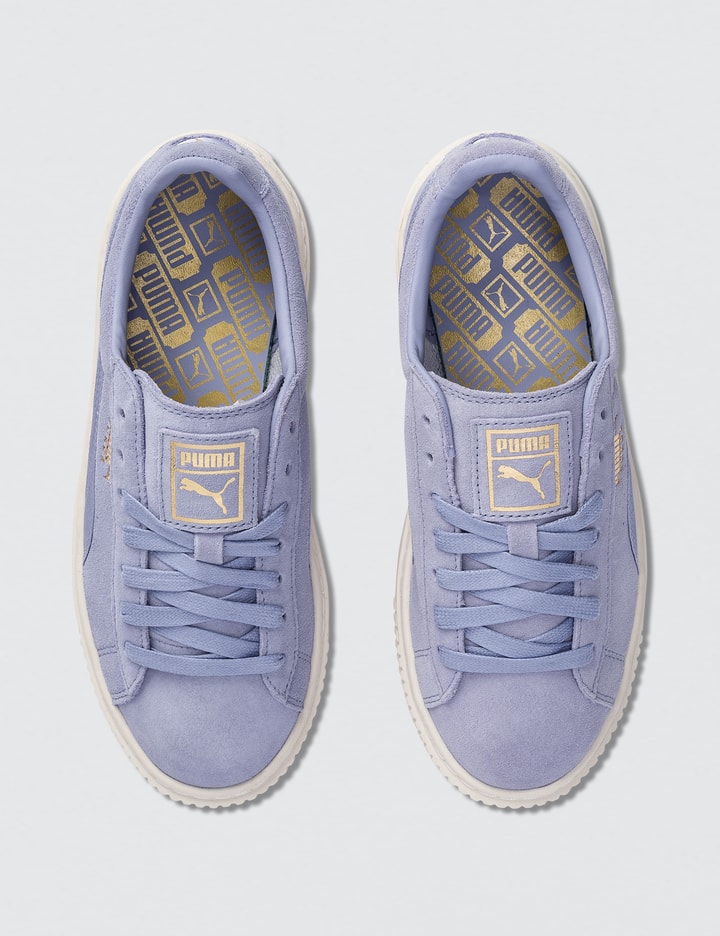 Mono Satin Suede Platform Shoes Placeholder Image