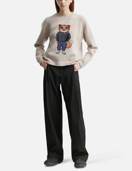 Dressed Fox Intarsia Wool Jumper view 11