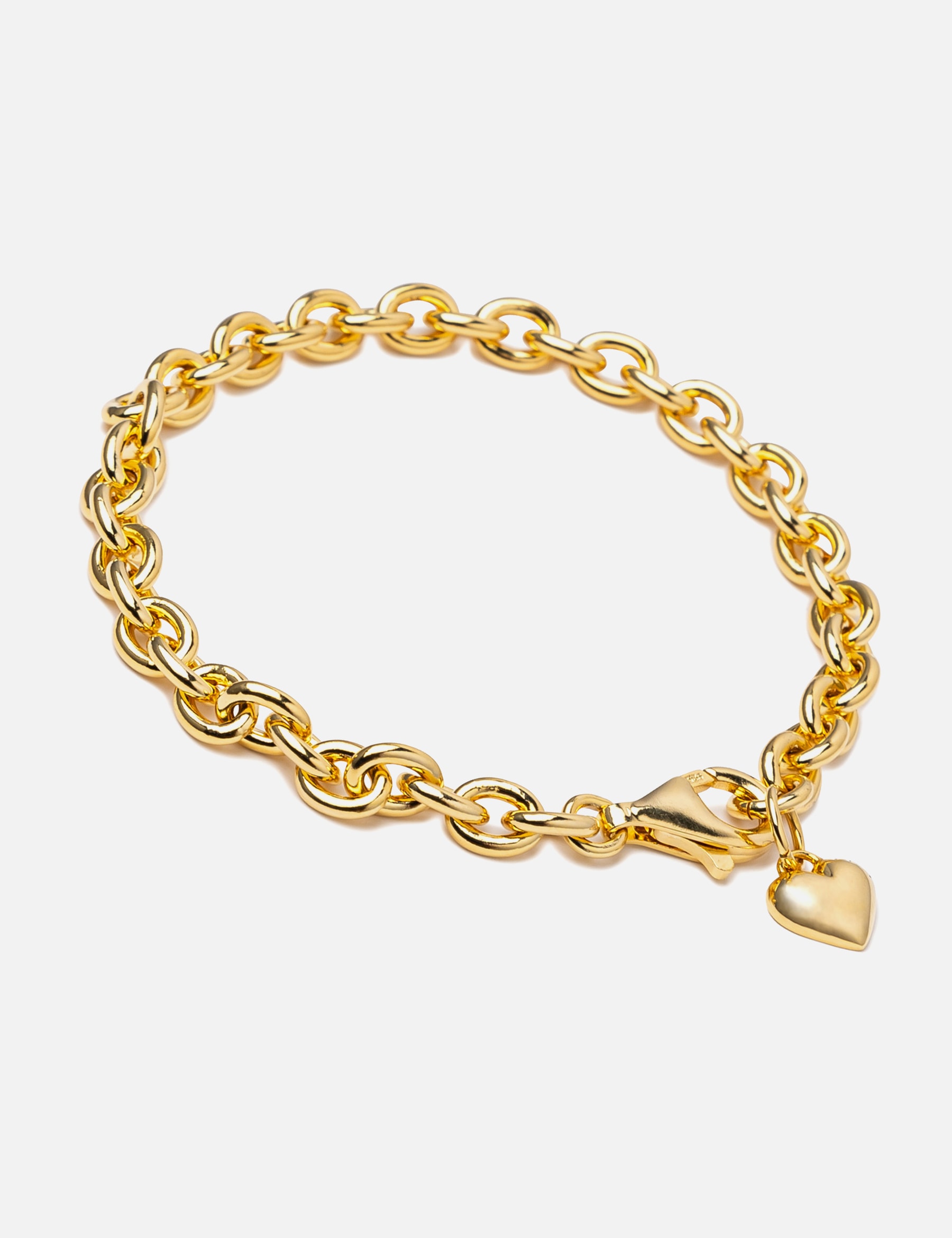 Heart Silver Bracelet view 8