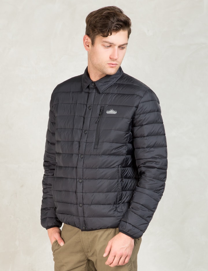 Penfield Black Naklin Packable Down Shirt Jacket