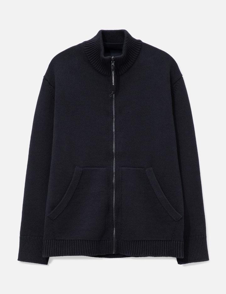 C.P. Company Cotton Mixed Zipped Cardigan