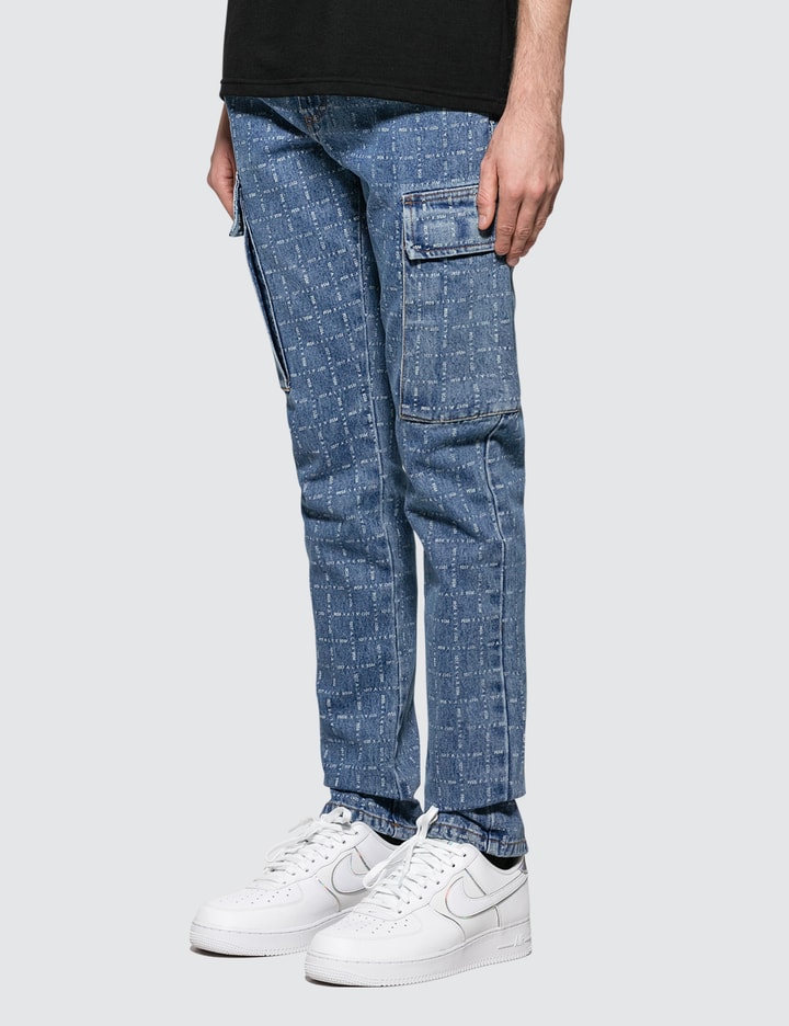 Logo Check Cargo Denim Placeholder Image