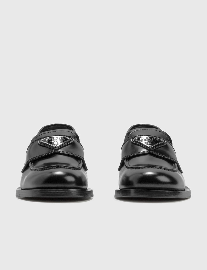 Brushed Leather Loafers Placeholder Image