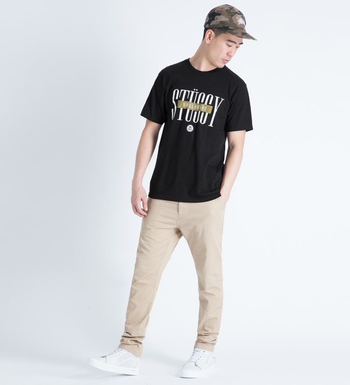 Black Stussy Worldwide T-Shirt Placeholder Image