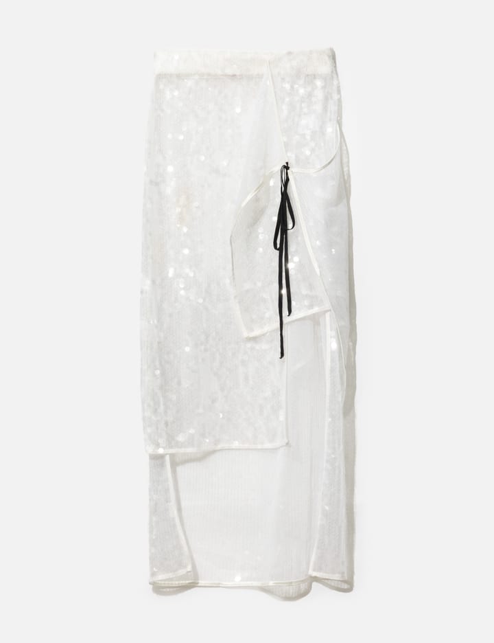 Clear Sequin Skirt
