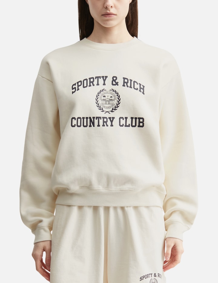 Sporty & Rich Varsity Crest Gym Short