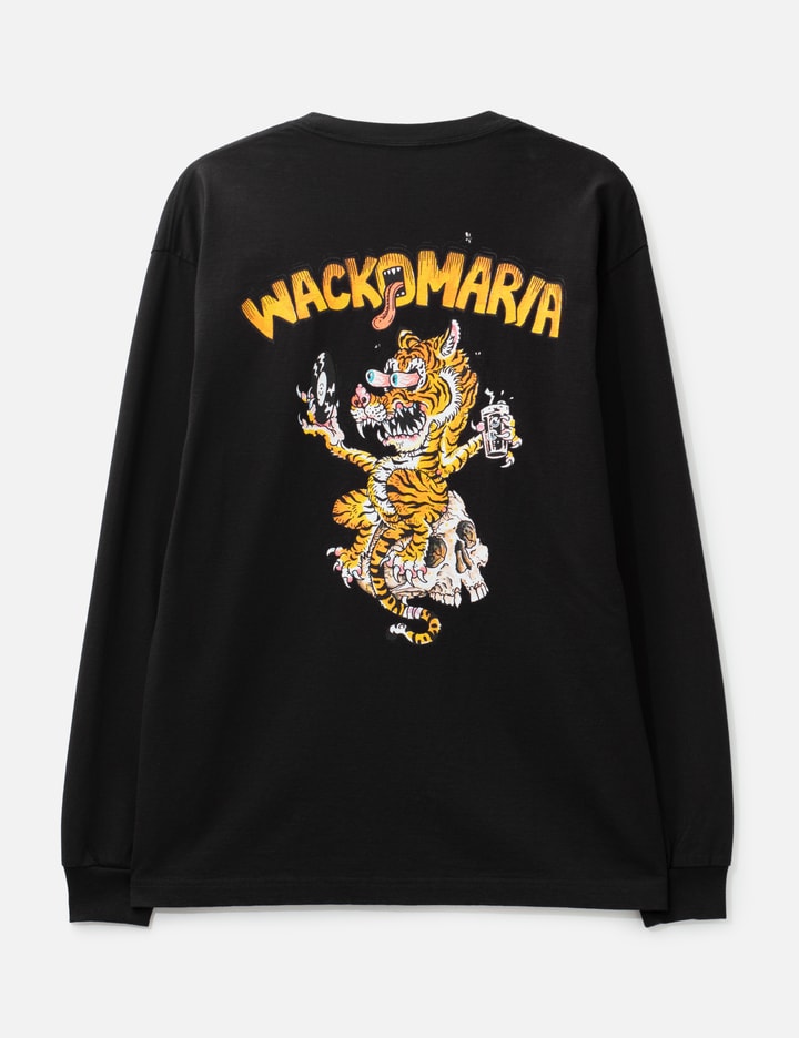 WACKO MARIA Tim Lehi / Washed Heavy Weight Crewneck Long Sleeves T-Shirt