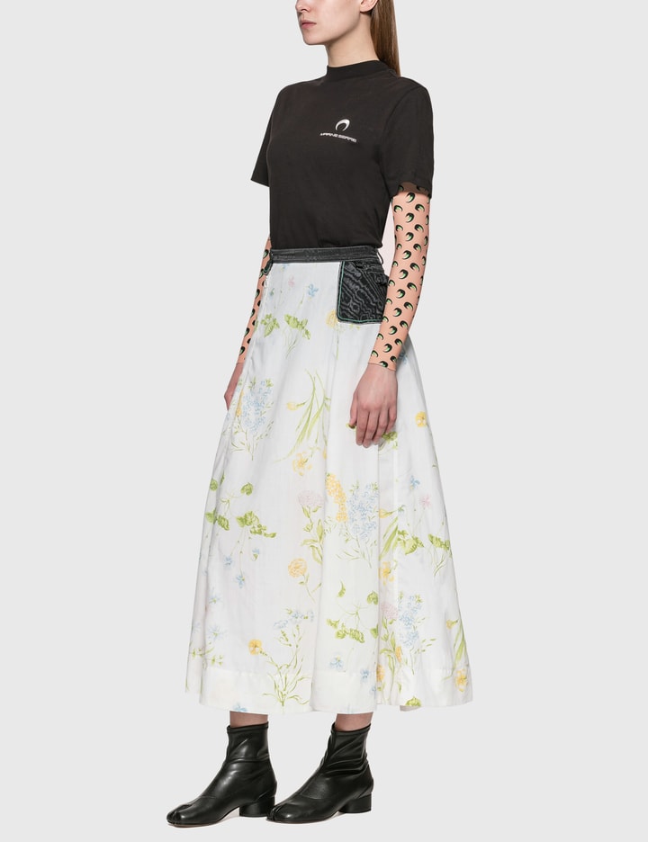 Flower Print Midi Skirt Placeholder Image