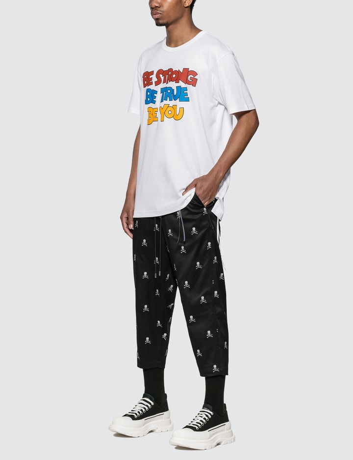 Logo-Flocked Cotton Jersey T-shirt Placeholder Image