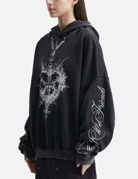 "Alis" Printed Necklace Hoodie view 7