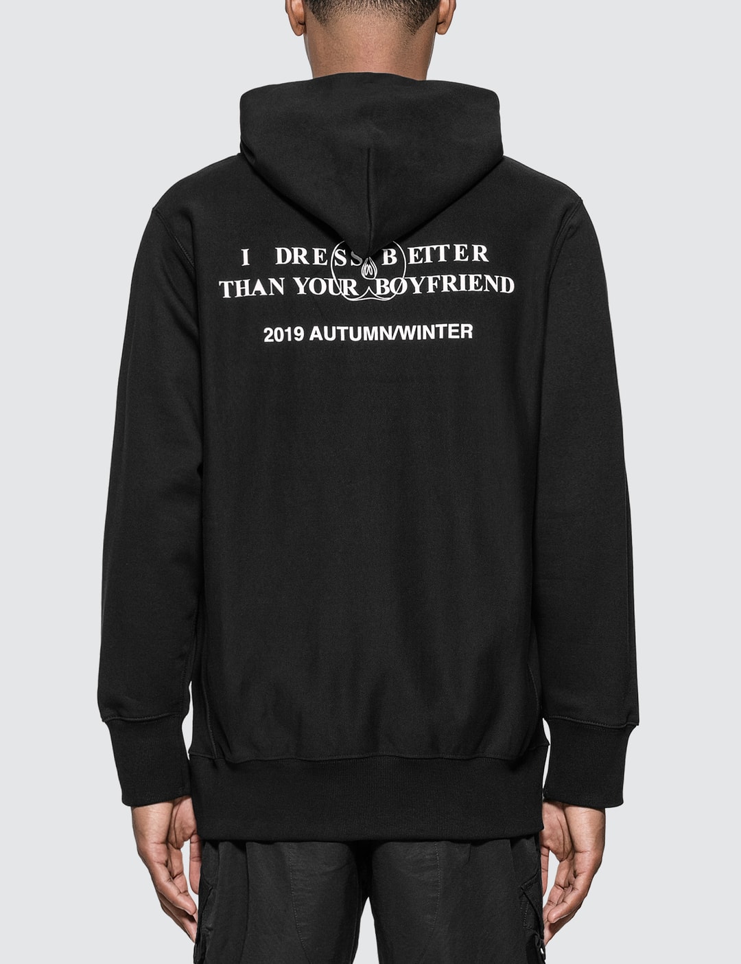 Alice Lawrance - I Dress Better Than Your Boyfriend Reverse-weave Hoodie |  HBX - Globally Curated Fashion and Lifestyle by Hypebeast
