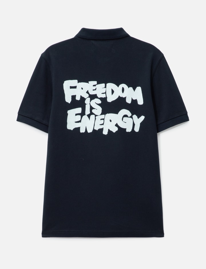 CDG Shirt X Fred Perry Short Sleeve Polo "Freedom is energy" Placeholder Image