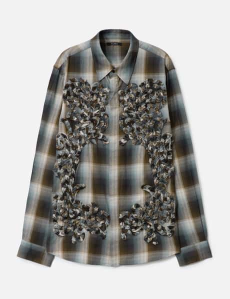 TAAKK Check Embroidery Shirt